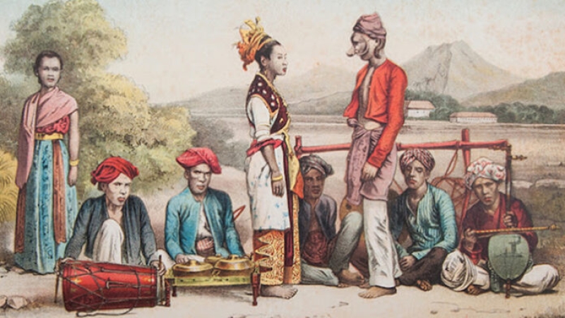 Lukisan Lenong dan Topeng Betawi